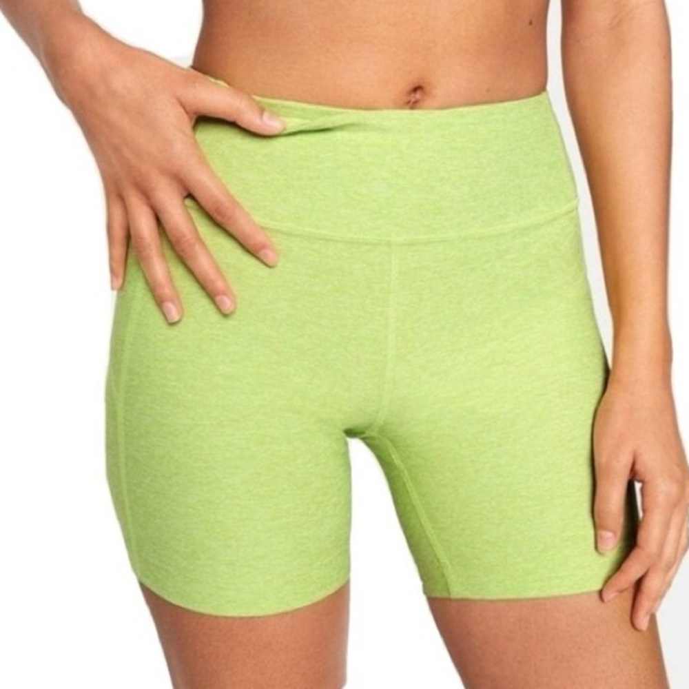 Outdoor Voices Lime Green Warmup Bike Shorts S